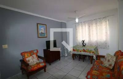 Apartamento para aluguel - vila caiçara, 2 quartos,  75 m² - praia grande