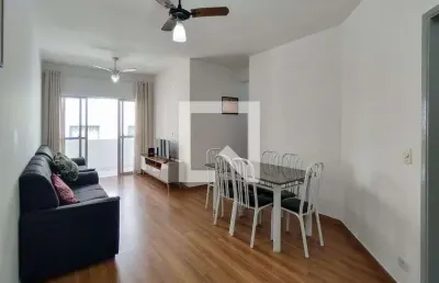 Apartamento para aluguel - vila tupi, 3 quartos,  77 m² - praia grande