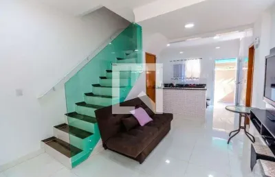 Casa / sobrado em condomínio para aluguel - vila caiçara, 2 quartos,  60 m² - praia grande