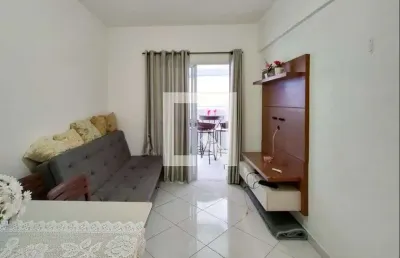 Apartamento para aluguel - maracanã, 1 quarto,  50 m² - praia grande