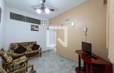 Apartamento para aluguel - vila tupi, 2 quartos,  63 m² - praia grande
