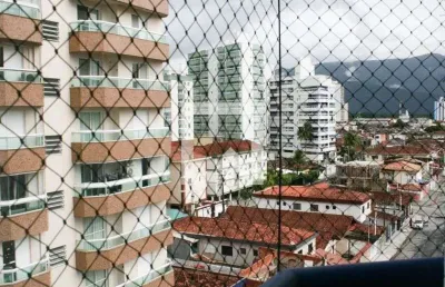 Apartamento para aluguel - vila caiçara, 2 quartos,  57 m² - praia grande