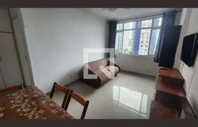 Apartamento para aluguel - josé menino, 1 quarto,  50 m² - santos
