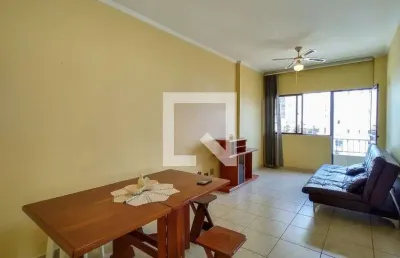Apartamento para aluguel - vila assunção, 1 quarto,  60 m² - praia grande