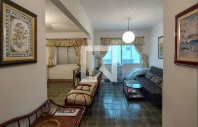 Apartamento para aluguel - aviação, 1 quarto,  70 m² - praia grande