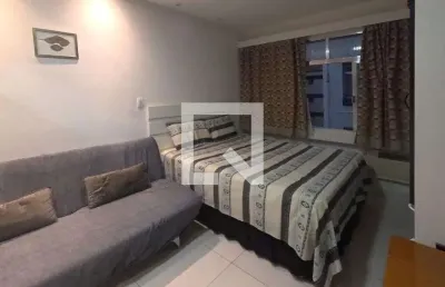 Apartamento para aluguel - ponta da praia, 1 quarto,  33 m² - santos