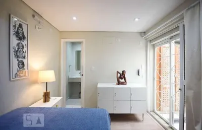 Apartamento para aluguel - real parque, 1 quarto,  34 m² - são paulo