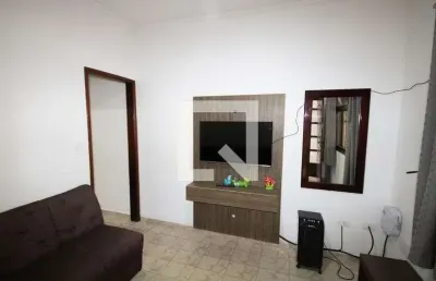 Casa para aluguel - vila caiçara, 2 quartos,  69 m² - praia grande