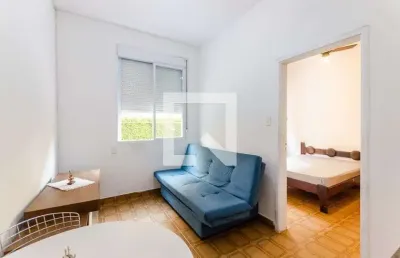 Apartamento para aluguel - embaré, 1 quarto,  50 m² - santos