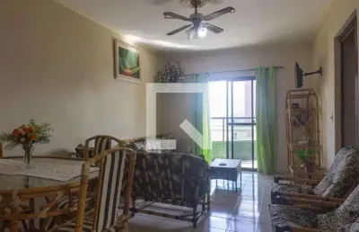 Apartamento para aluguel - vila tupi, 1 quarto,  72 m² - praia grande