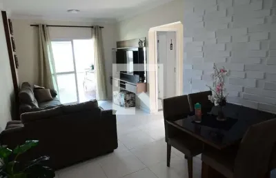 Apartamento para aluguel - vila caiçara, 2 quartos,  85 m² - praia grande