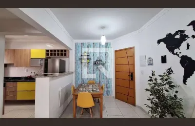 Apartamento para aluguel - canto do forte, 1 quarto,  57 m² - praia grande