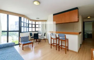 Apartamento para aluguel - brooklin, 1 quarto,  50 m² - são paulo