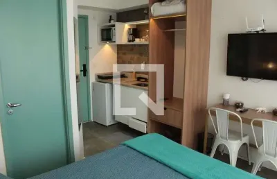 Kitnet / stúdio para aluguel - centro, 1 quarto,  33 m² - são paulo