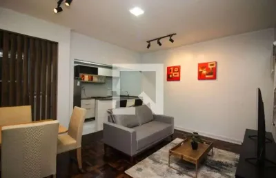Apartamento para aluguel - centro histórico, 1 quarto,  72 m² - porto alegre