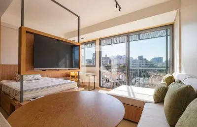 Kitnet / stúdio para aluguel - pinheiros, 1 quarto,  29 m² - são paulo