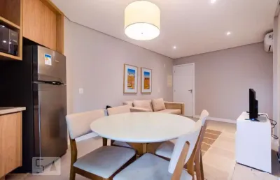 Apartamento para aluguel - gonzaga , 1 quarto,  45 m² - santos