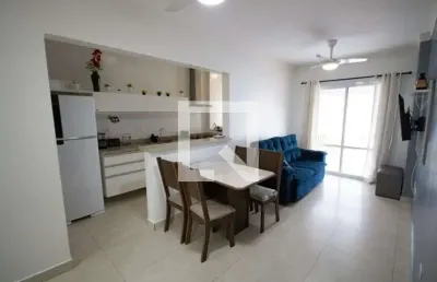 Apartamento para aluguel - vila caiçara, 1 quarto,  55 m² - praia grande