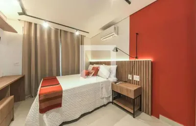 Kitnet / stúdio para aluguel - brooklin, 1 quarto,  35 m² - são paulo