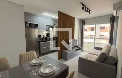 Apartamento para aluguel - vila caiçara, 1 quarto,  48 m² - praia grande