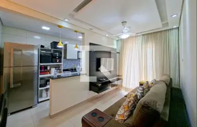 Apartamento para aluguel - nova mirim, 2 quartos,  64 m² - praia grande
