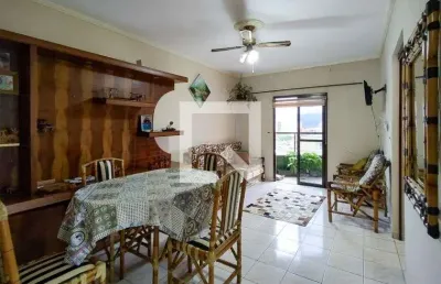 Apartamento para aluguel - vila tupi, 1 quarto,  74 m² - praia grande
