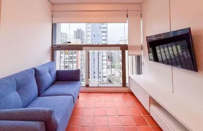 Kitnet / stúdio para aluguel - pinheiros, 1 quarto,  33 m² - são paulo