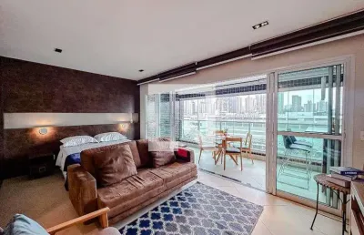 Apartamento para aluguel - jardim anália franco, 1 quarto,  55 m² - são paulo