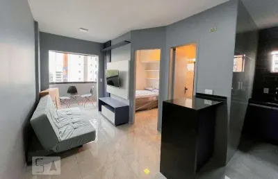 Apartamento para aluguel - moema, 1 quarto,  40 m² - são paulo