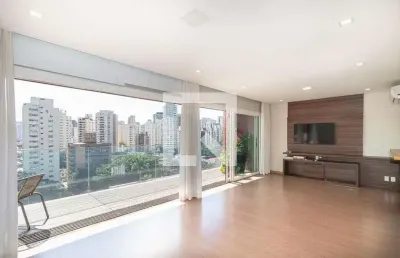 Apartamento para aluguel - vila olímpia, 1 quarto,  90 m² - são paulo