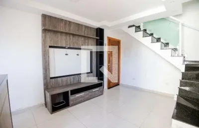 Cobertura para aluguel - utinga, 2 quartos,  110 m² - santo andré
