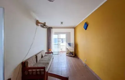 Apartamento para aluguel - vila caiçara, 1 quarto,  50 m² - praia grande