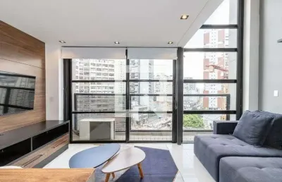 Apartamento para aluguel - vila olímpia, 1 quarto,  45 m² - são paulo