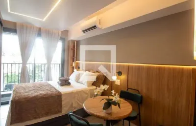 Kitnet / stúdio para aluguel - brooklin, 1 quarto,  29 m² - são paulo