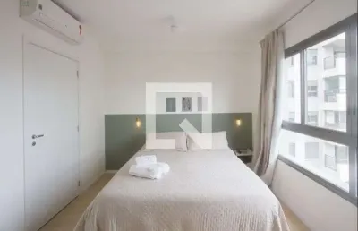 Kitnet / stúdio para aluguel - brooklin, 1 quarto,  24 m² - são paulo
