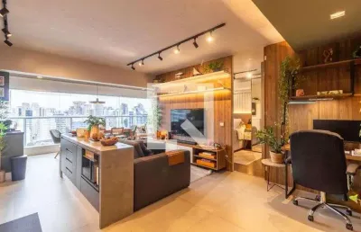 Apartamento para aluguel - pinheiros, 1 quarto,  58 m² - são paulo