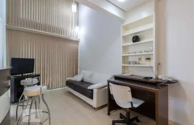 Apartamento para aluguel - moema, 1 quarto,  43 m² - são paulo
