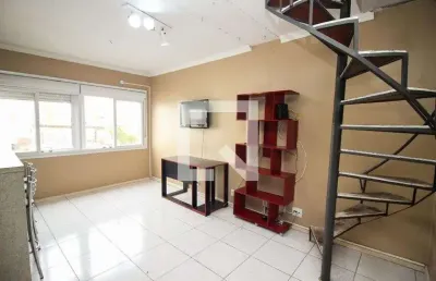 Cobertura para aluguel - centro histórico, 1 quarto,  65 m² - porto alegre