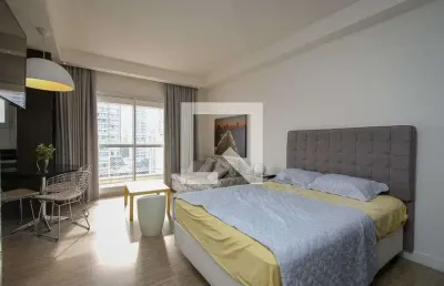 Apartamento para aluguel - brooklin, 1 quarto,  38 m² - são paulo