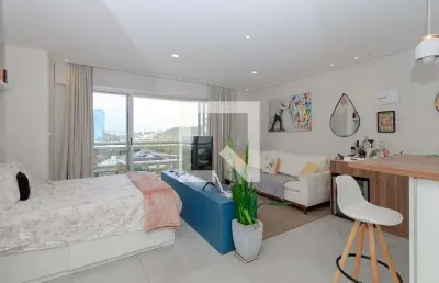 Kitnet / stúdio para aluguel - chácara santo antonio, 1 quarto,  45 m² - são paulo