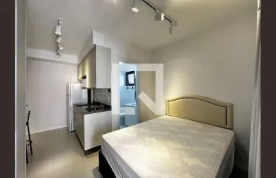 Kitnet / stúdio para aluguel - brooklin, 1 quarto,  25 m² - são paulo