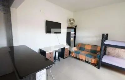 Kitnet / stúdio para aluguel - guilhermina, 1 quarto,  30 m² - praia grande