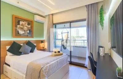 Kitnet / stúdio para aluguel - chácara santo antonio, 1 quarto,  28 m² - são paulo
