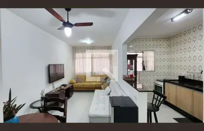 Apartamento para aluguel - boqueirão, 1 quarto,  52 m² - santos