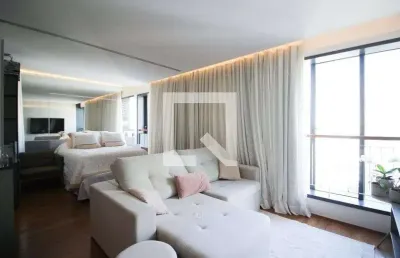 Apartamento para aluguel - moema, 1 quarto,  56 m² - são paulo