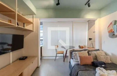 Kitnet / stúdio para aluguel - consolação, 1 quarto,  27 m² - são paulo
