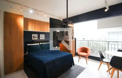 Kitnet / stúdio para aluguel - moema, 1 quarto,  27 m² - são paulo
