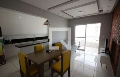 Apartamento para aluguel - aviação, 2 quartos,  73 m² - praia grande