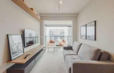 Apartamento para aluguel - pinheiros, 1 quarto,  50 m² - são paulo