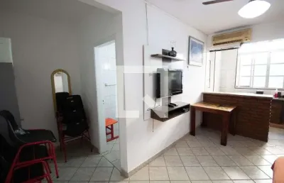 Apartamento para aluguel - vila assunção, 2 quartos,  30 m² - praia grande